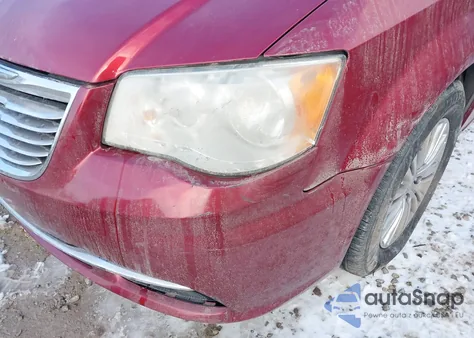 2014 Chrysler Town & Country Touring L z USA, uszkodzony, nr VIN 2C4RC1CG5ER199833